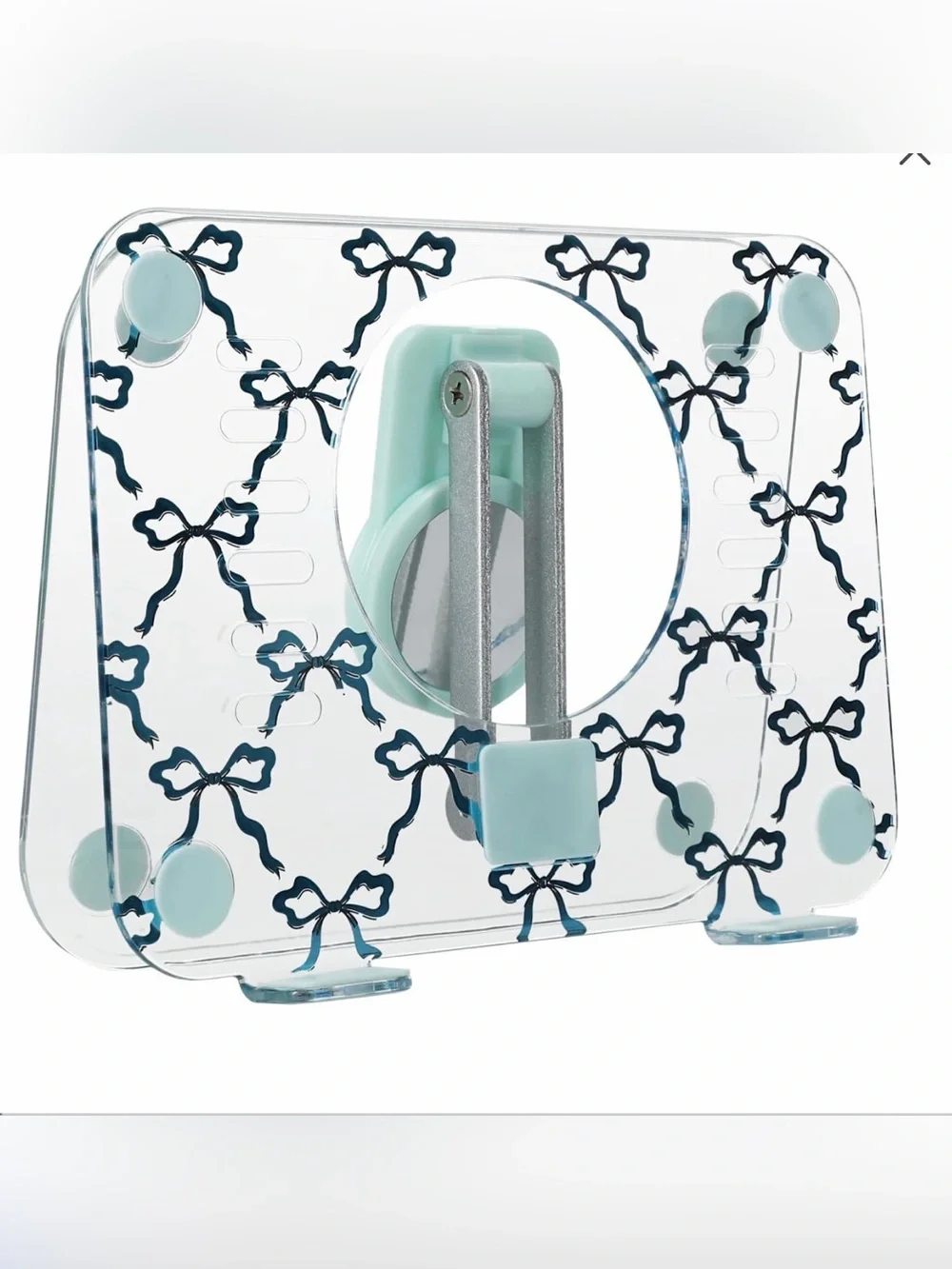Five Below Bow Clear Adjustable Tablet & Cookbook Stand